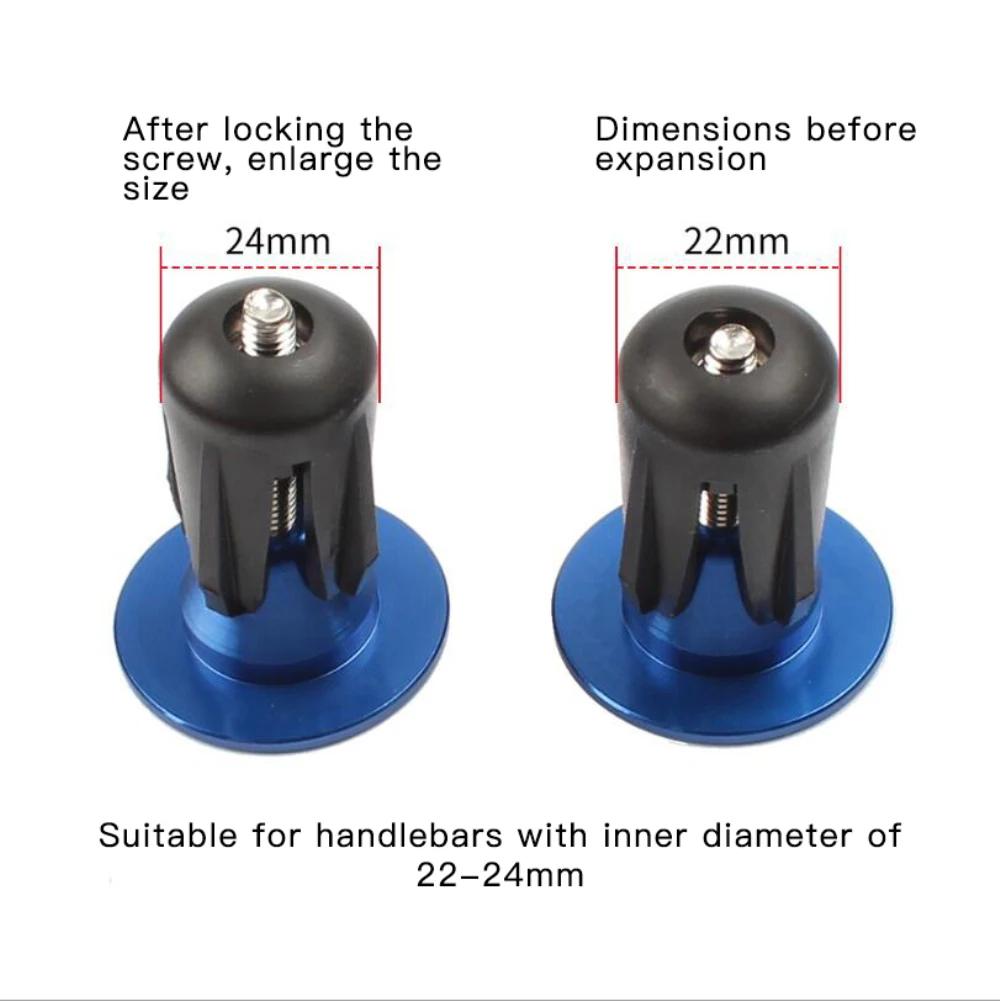 1 пара заглушки для руля велосипеда