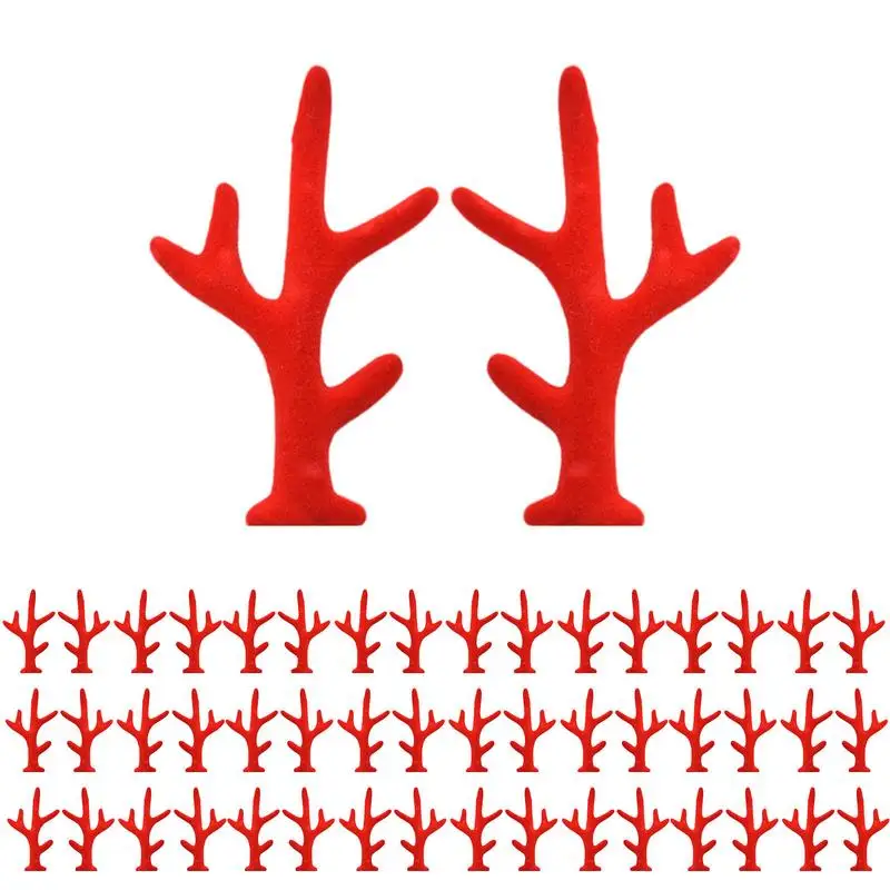 

100 шт., заколки для волос в виде оленей