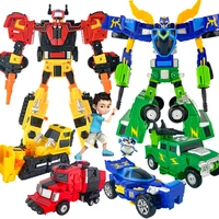 hello carbot transformation robots action figure korea deformed car robot anime cartoon plastic model toys gift for boy souvenir