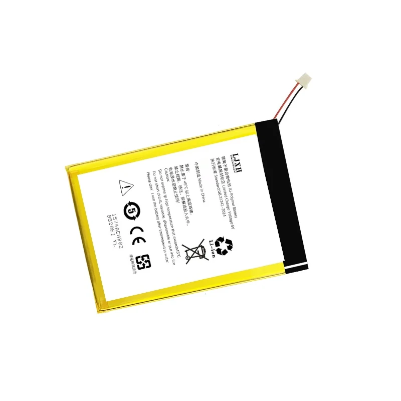 Фото Аккумулятор 3.7V 1500mAh для электронных книг Kobo Glo HD/Clara HD/Aura/H2O, Tolino Shine 2/3/4/6 HD PR-285083 PR-284983N с 2-проводным разъемом №3