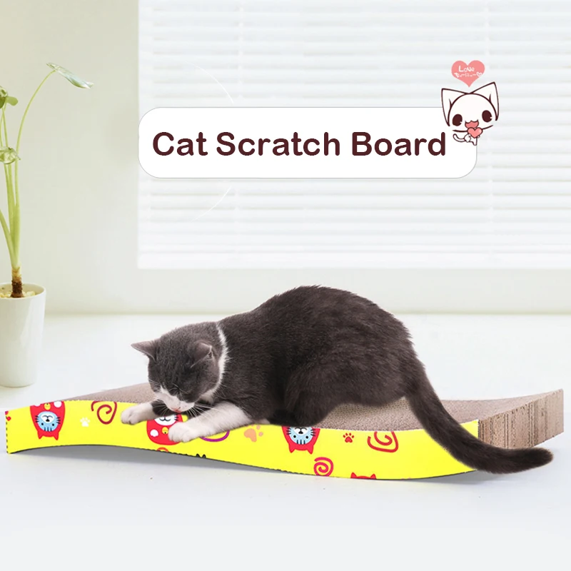 

Cat Scratcher Corrugated Paper Board Grinding Claw Pad Thickening Durable Cardboard Furniture Protector Kitten Scraper Toys