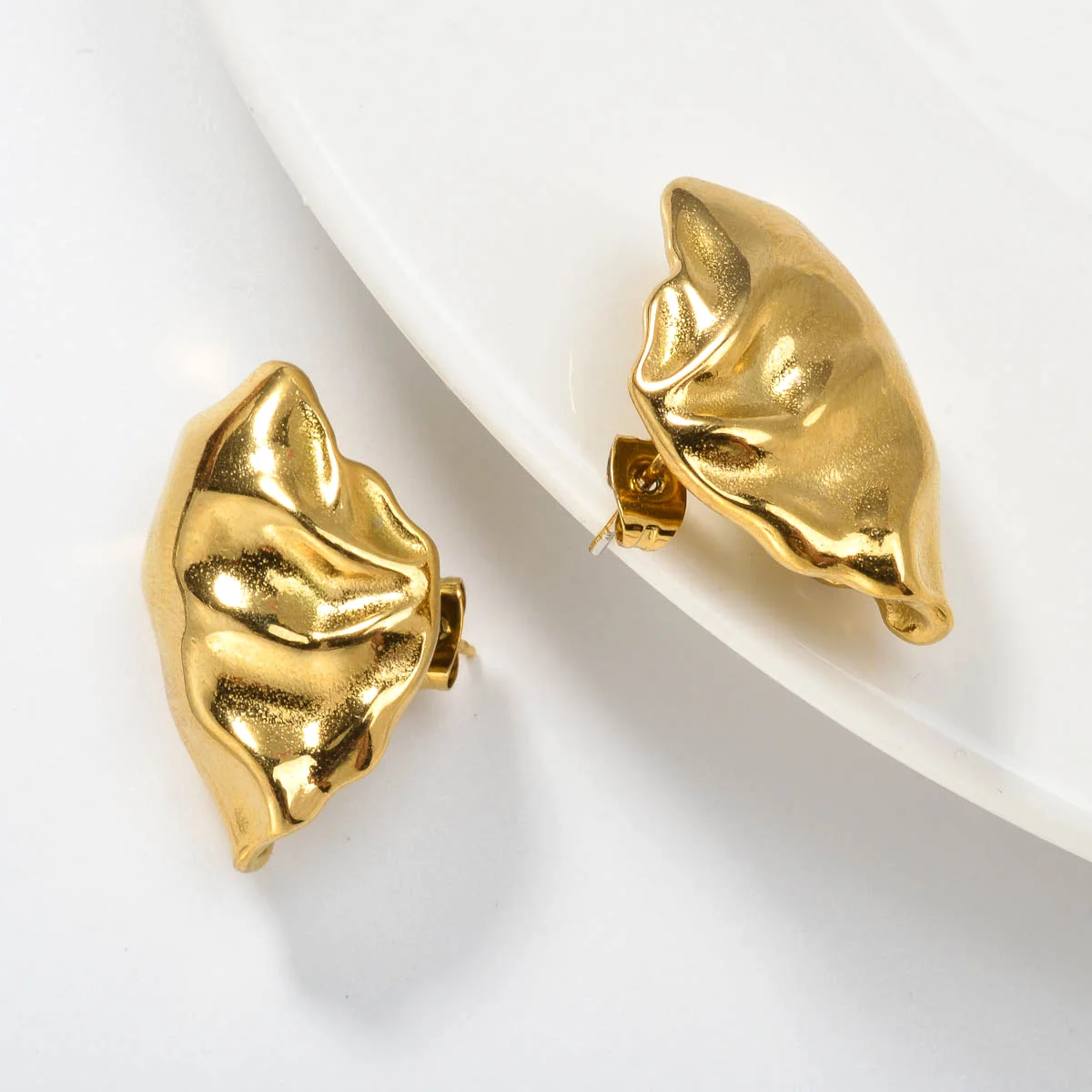 ZEADear серьги-ракушки металлические украшения серьги золотого цвета из