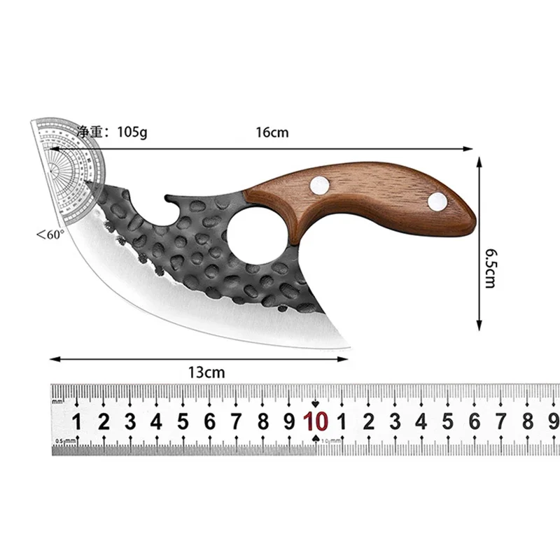 Кованый мясной нож ручной работы кухонные аксессуары бытовой шеф-повара ножи для