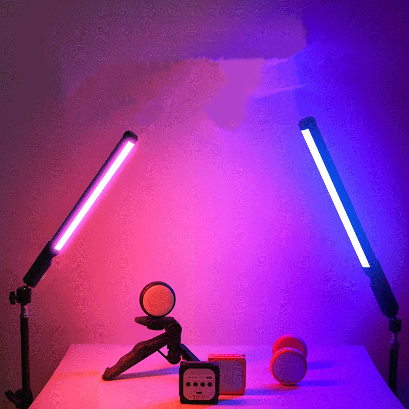 

Photography LED Fill Light Handheld Stick Video Live Selfie Lighting Vlog