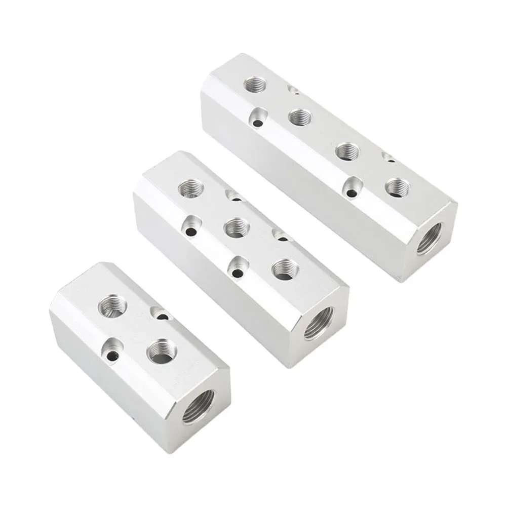 Функциональные коллекторные блоки гладкий разветвитель резьбовой порт алюминий