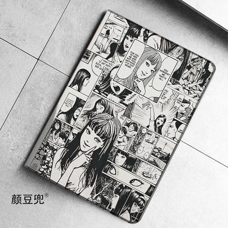 Фото Чехол Junji Ito Fujiang Anime для iPad 10.2 9th 10th 11t Air 3 Mini 6 7, роскошный силиконовый чехол Pro 12.9 11 для iPad Air 4 5 6 №4