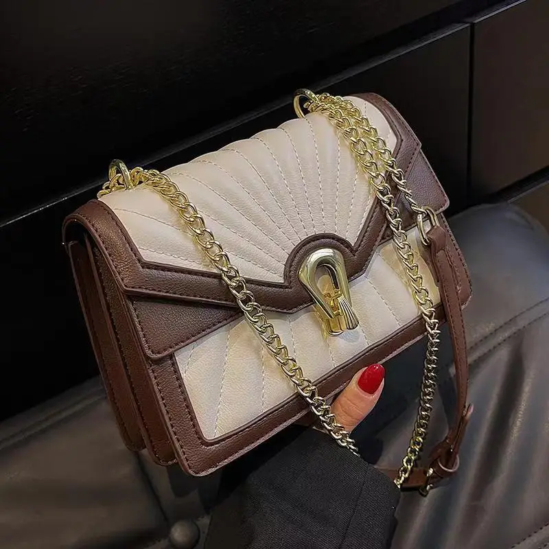 

Moda feminina corrente de ombro saco do mensageiro das senhoras de alta qualidade couro do plutônio bolsas crossbody sacos para