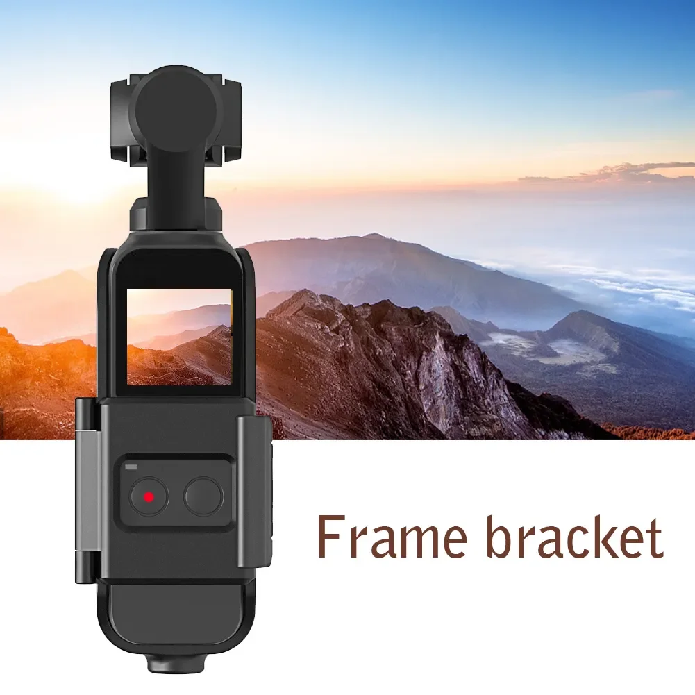 Enlarge Black Mount Stand Accessories Handheld Gimbal Base ABS Professional Tripod Connect Frame Action Cam For DJI OSMO Pocket