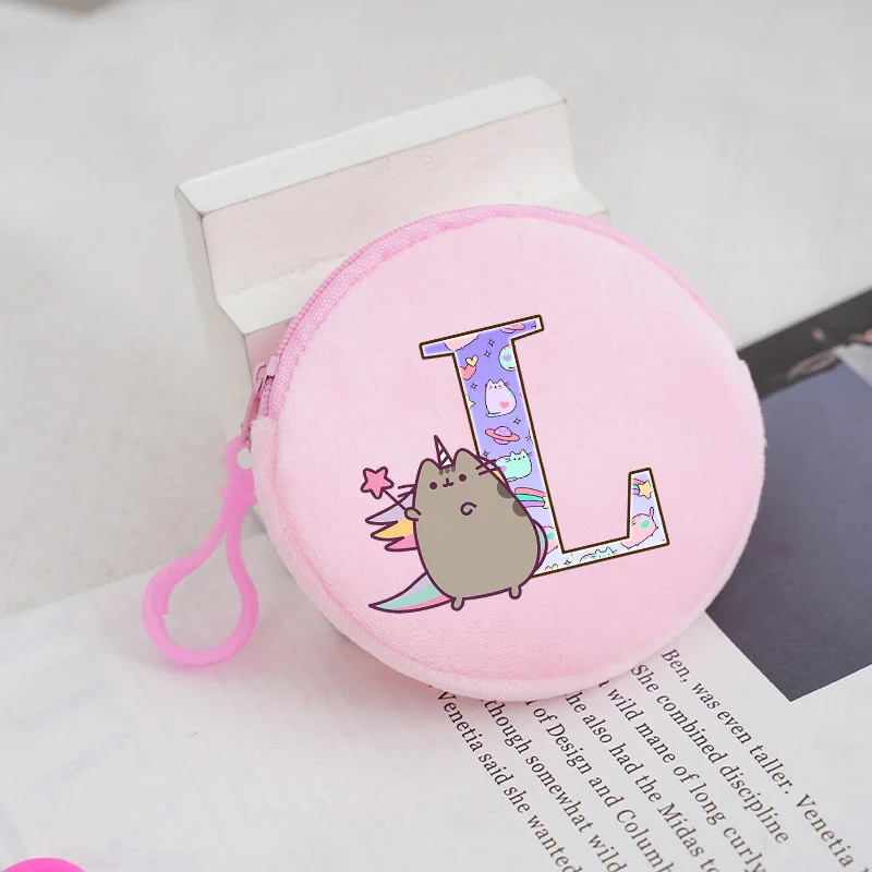 Кошелек для монет с надписью Pusheen