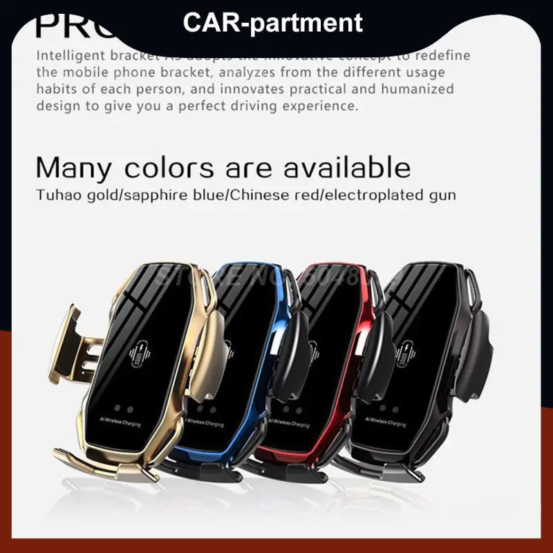 

Cellphone Mount Mobile Phone Support Wireless Universal Car Phone Holder 10w Fast Charging Car Bracket Multi-functional