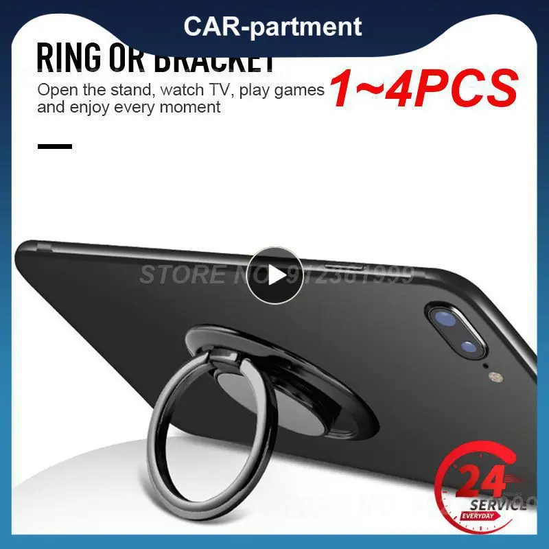 

1 ~ 4 шт. универсальный держатель-кольцо на палец с поворотом на 360 градусов для магнитного автомобильного крепления на заднюю панель телефона
