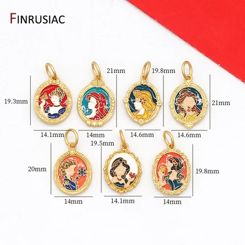 Золотая подвеска FINRUSIAC, снежно-белая