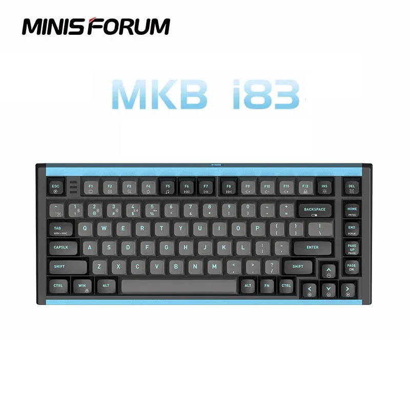 Механическая клавиатура Minisforum MKB i83 из алюминиевого сплава беспроводная