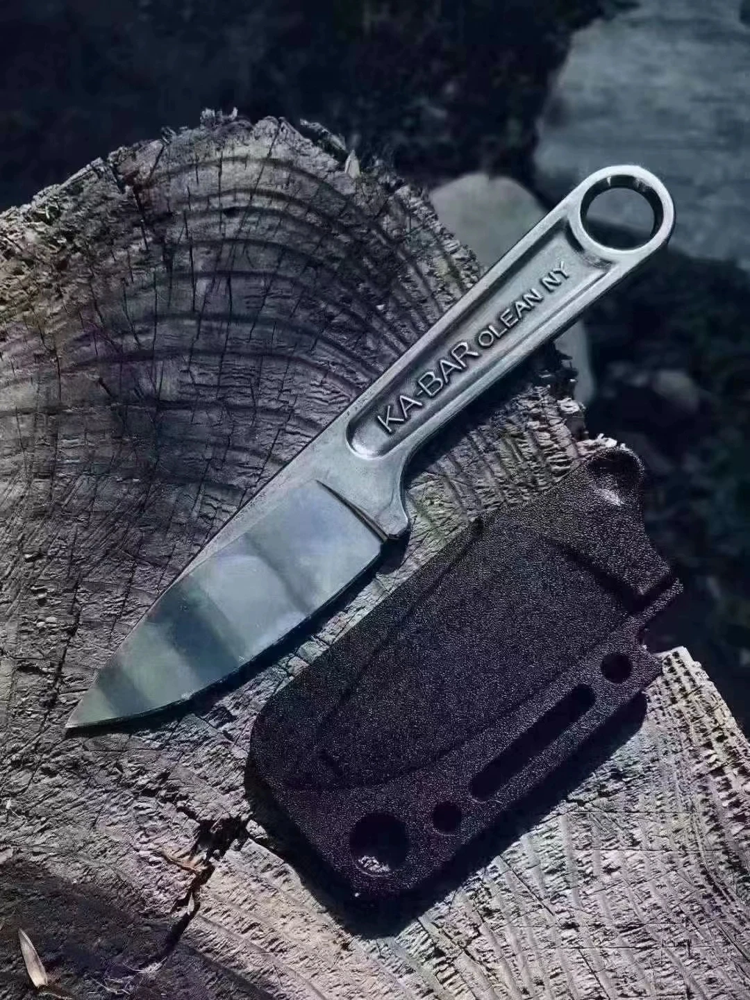 KB 1119 встроенный стальной маленький прямой нож с фиксированным лезвием для