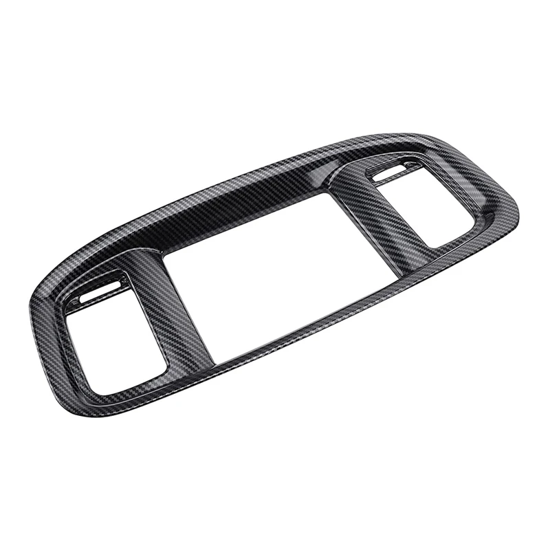 

Dashboard Navigation Screen Frame Cover Trim For Dodge Charger 2015-2021 Air Vent Cover Trim , ABS Carbon Fiber