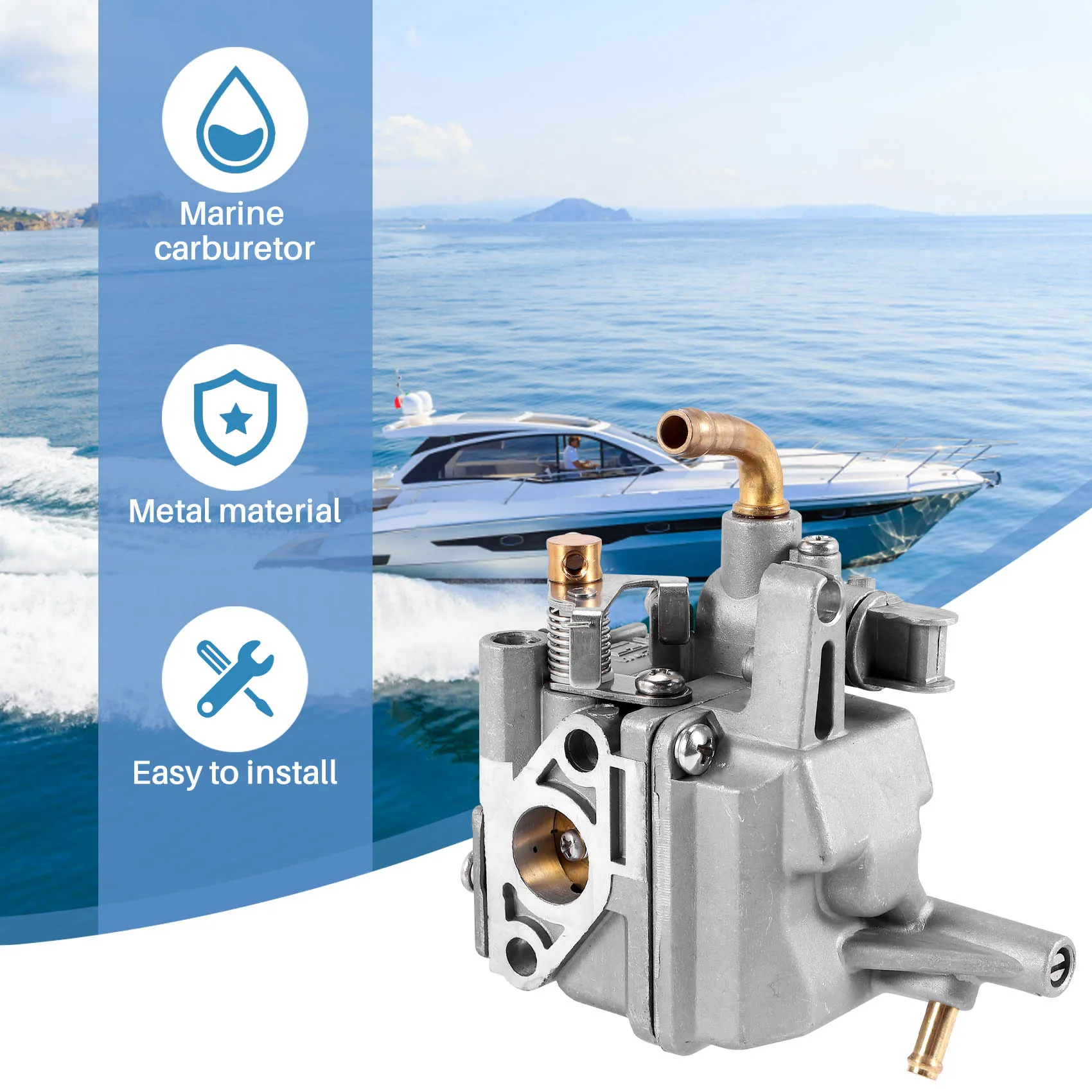 Судовой карбюратор 69M-14301 для 4-тактного подвесного двигателя Yamaha Parsun Hidea F2.5