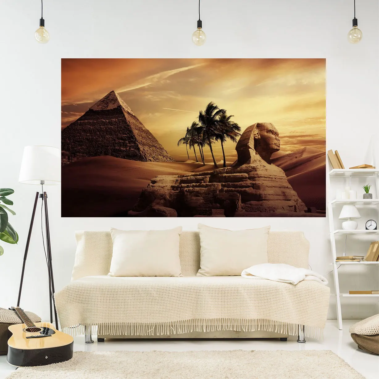 

Египетские пирамиды гобелен из полиэстера QdDeco