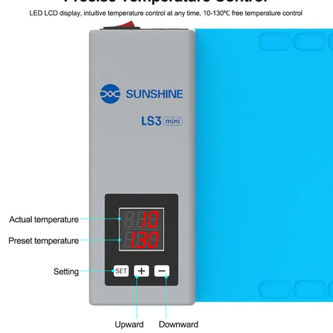 SUNSHINE LS3 mini Средство для удаления ЖК-экрана, большое пространство. Подходит для мобильных телефонов и экранов планшетов размером ниже 10,5 дюймов.
