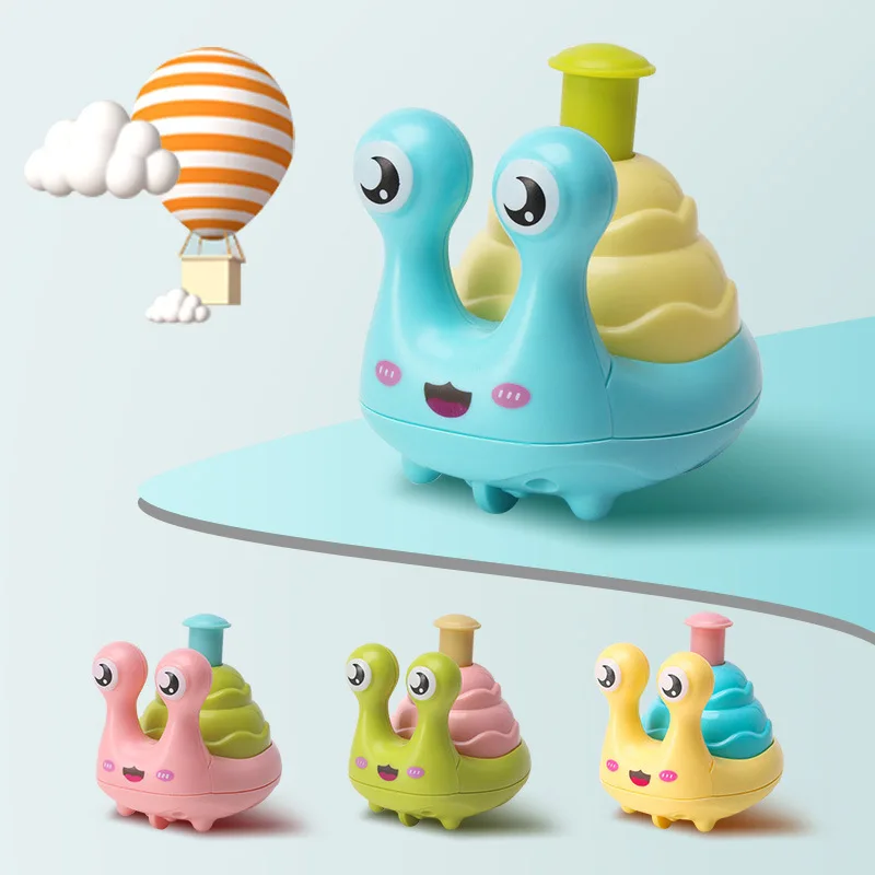 

HOT SALE Inertial Sliding Pull Snail Crawling Toy Cartoon Animal Walking Toys Children Interactive Educational Toy Gifts