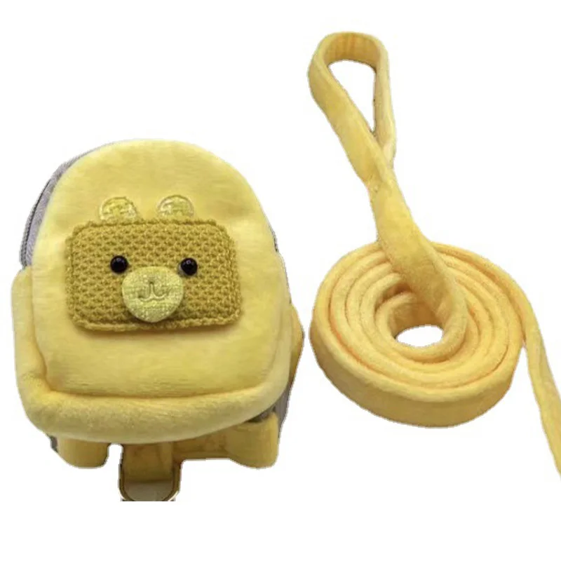 

Dog Backpack Dog Chest Harness Leash Dog Walking Traction Rope Cat Snack Bag For Puppy Kitten Outdoor Travel Pet Accessories