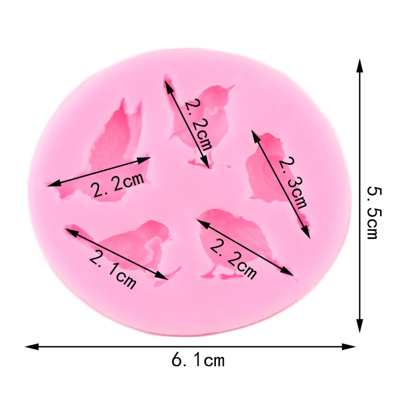 

Силиконовые формы для выпечки YU JI DE розового цвета