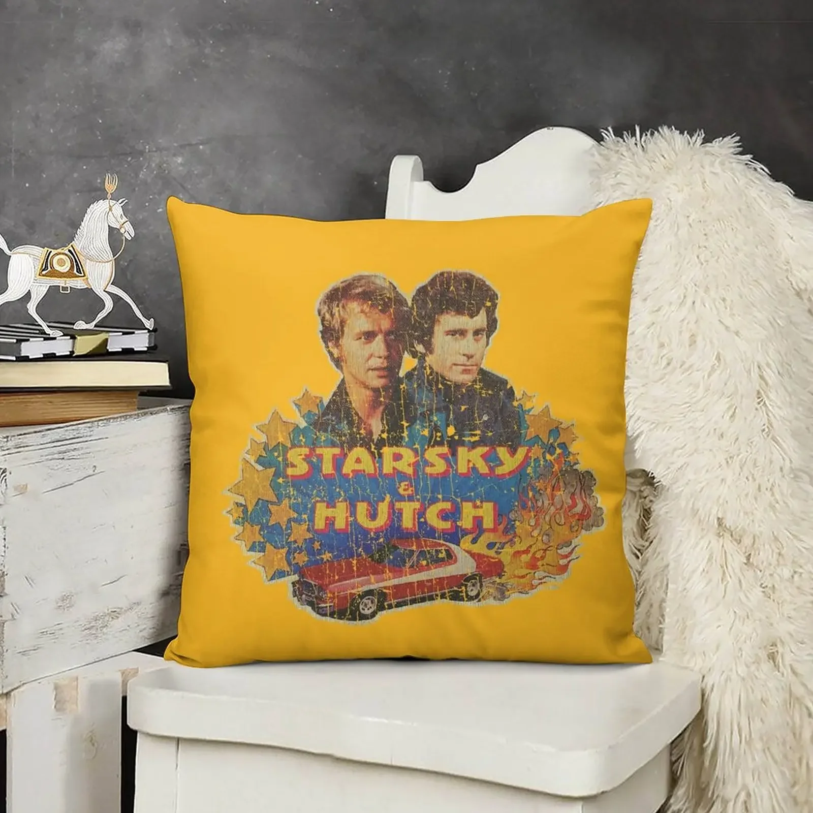 Подушка Starsky &amp Hutch 1975 декоративная подушка для дивана прямоугольная наволочка