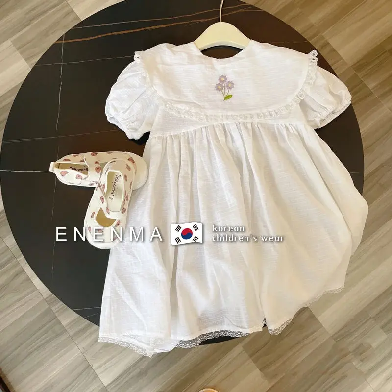 

Одежда для девочек, летние платья принцессы, Детские платья для девочек, хлопковое платье с вышивкой для девочек, детская одежда для девочек