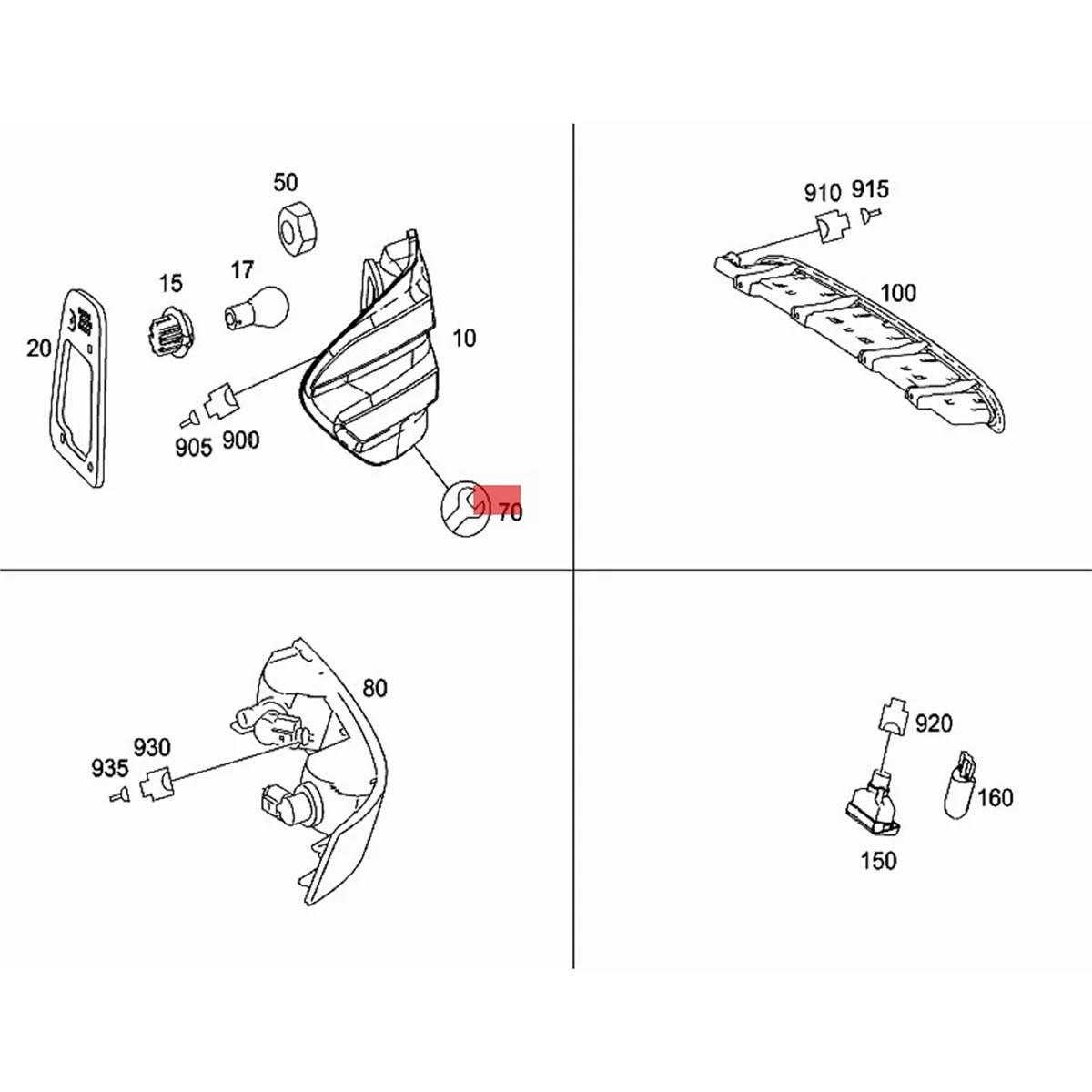 2 шт. автомобильная проводка для Mercedes-Benz W164 ML500 R350 R500 ML320 1648260007