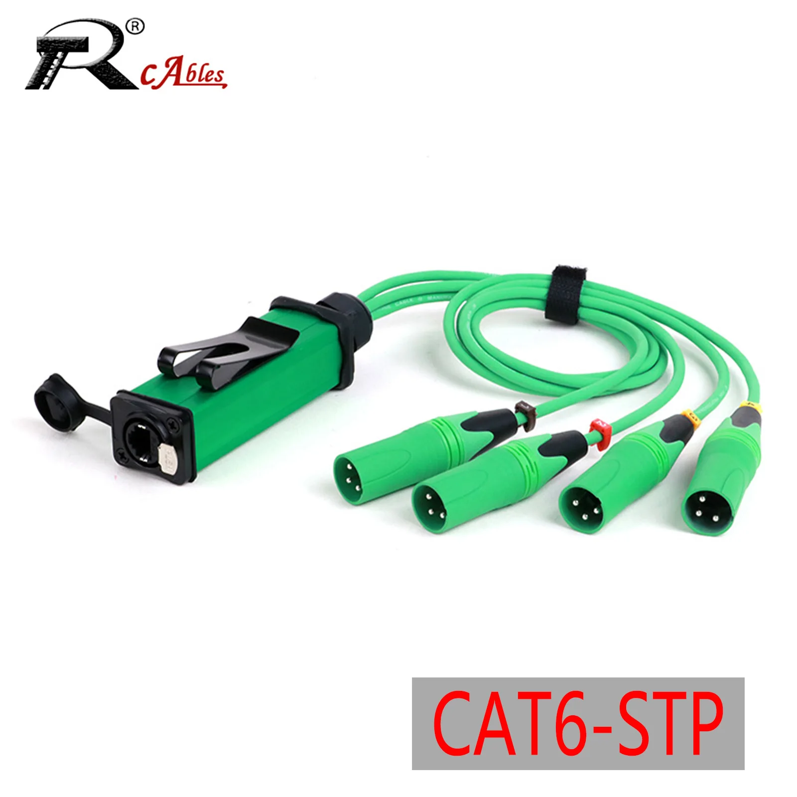 Audio Snake 4 CH 3Pin XLR Male Extender Мультисетевой приемник к RJ45 Cat6 Ethercon Кабель для записи