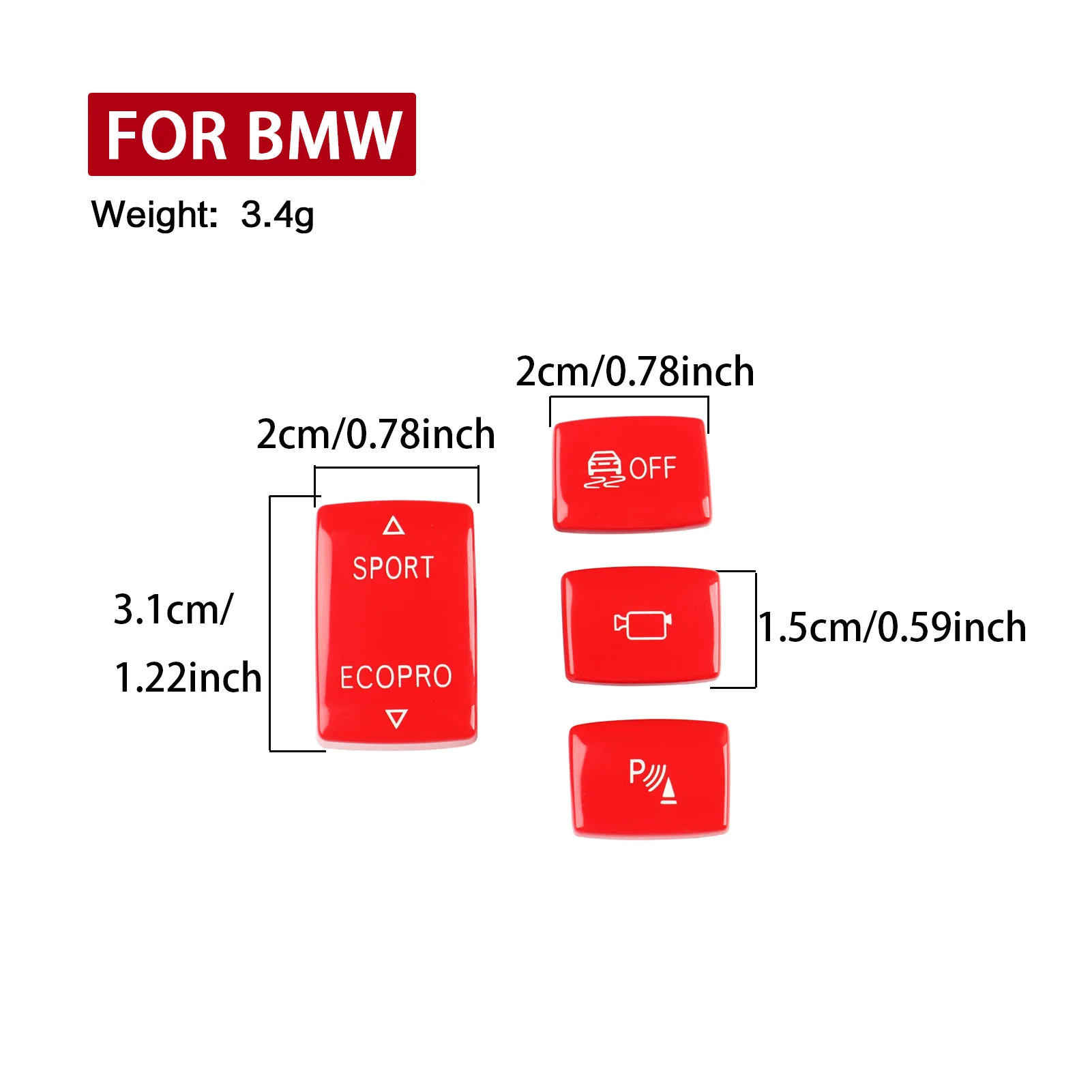 Для BMW F20 F21 F22 F23 F30 F31 F34 F32 F33 F36 ESP противоскользящая спортивная камера кнопка