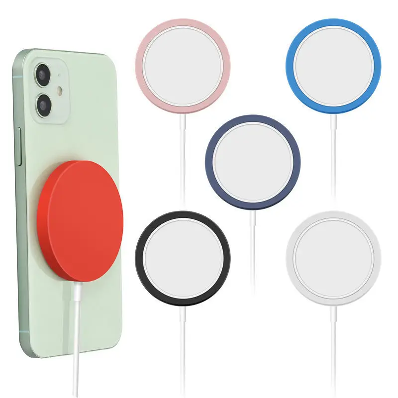 

【2022 New】For Apple MagSafe Phone Wireless Charger Adapter Protective Case Soft Silicone Cover Case New Accessories Wholesale