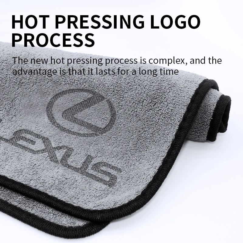 

Car Wash Towel Cotton Logo Emblem Soft Cleaning Rag Cloth For Lexus CT DS LX LS IS ES IS250 IS300 ES240 ES250 ES300 ES300H 2022