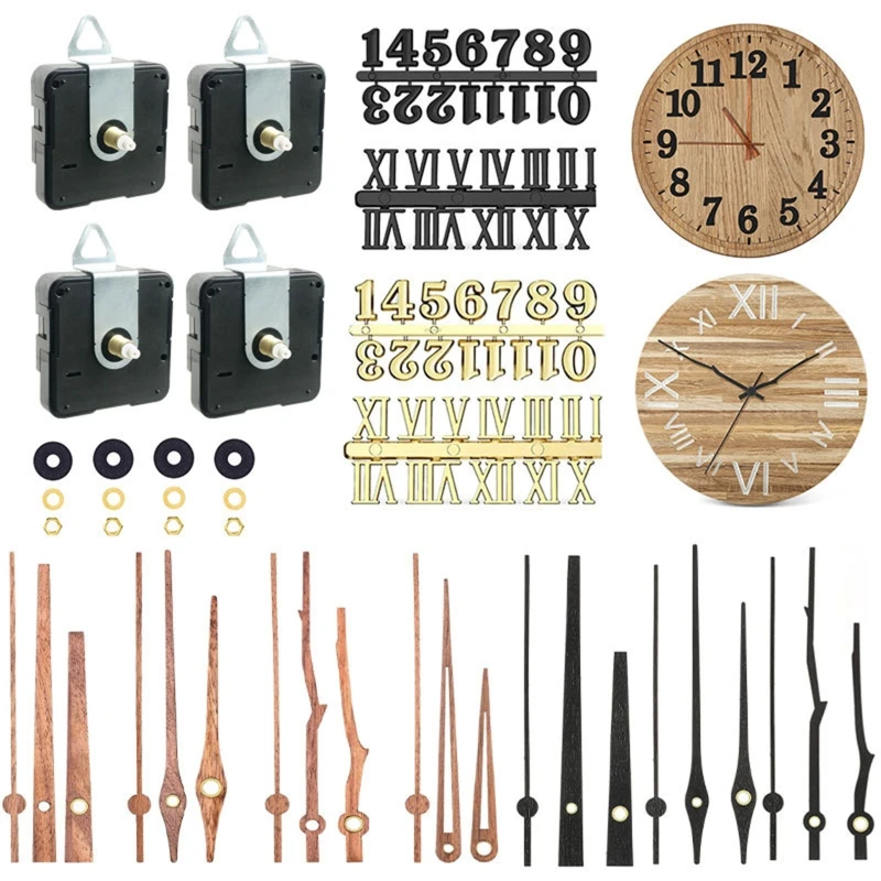 Clock Movement Mechanism with Pointer Silent Sweep Quartz Cl