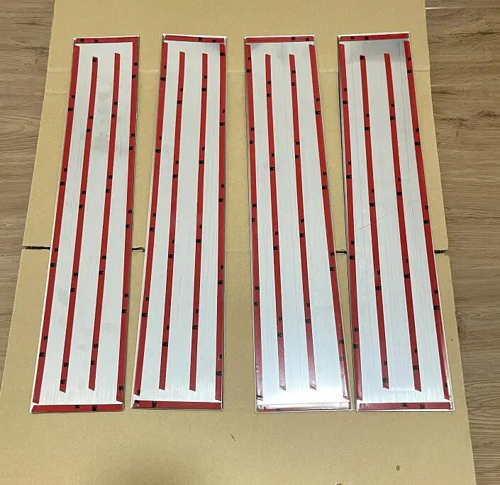 4 шт. автомобильные наклейки из нержавеющей стали для Ford F150 04 05 06 07 08 09 10 11 12 13 14 304