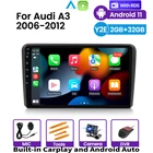 Android 2G + 32G Автомобильная фотомагнитола для Audi A3 S3 2003-2012 RS3 автомобильное радио WIFI BT мультимедиа