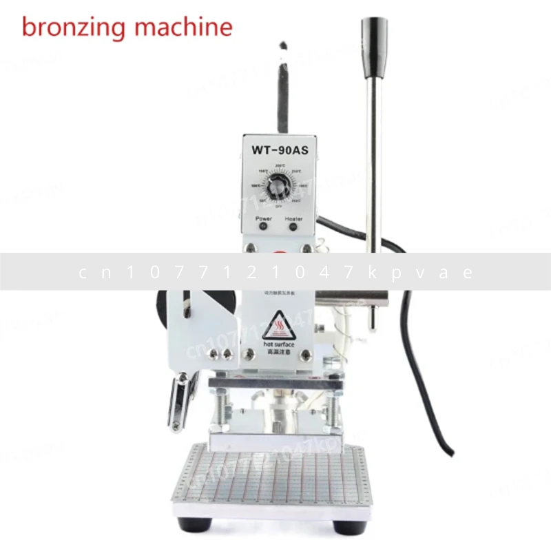 Машина для горячего тиснения из кожи ПВХ древесного зерна ручная цифровая машина