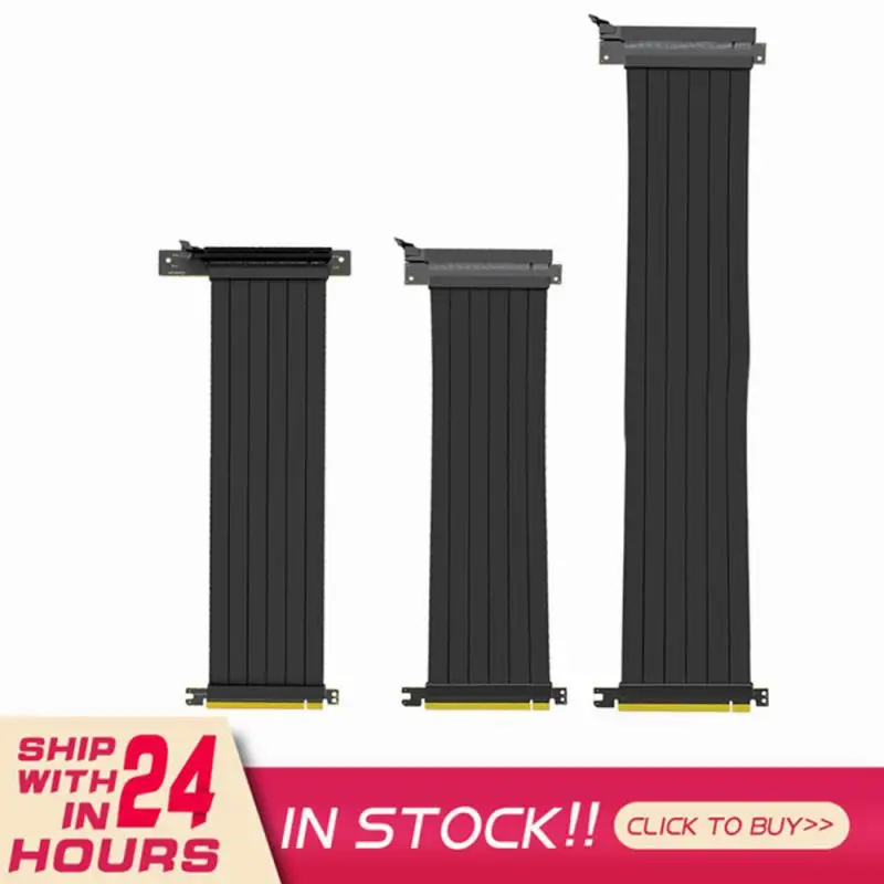 

PCIe Riser Cable 3.0 X16 PCI Express Riser Extender, Flexible High Speed 90 Degree GUP Riser Cable For Graphics Card Vertical