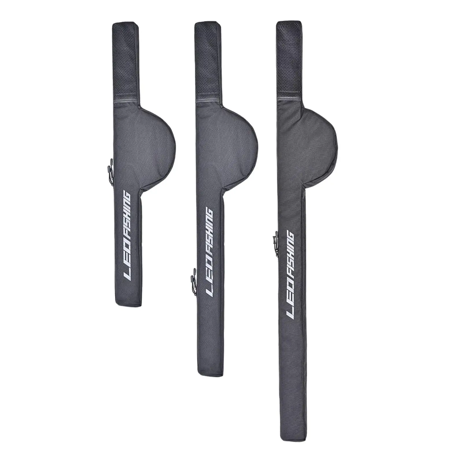 Folding Fishing Rod Reel Tube Case Fishing Pole Bag Organizer Storage,