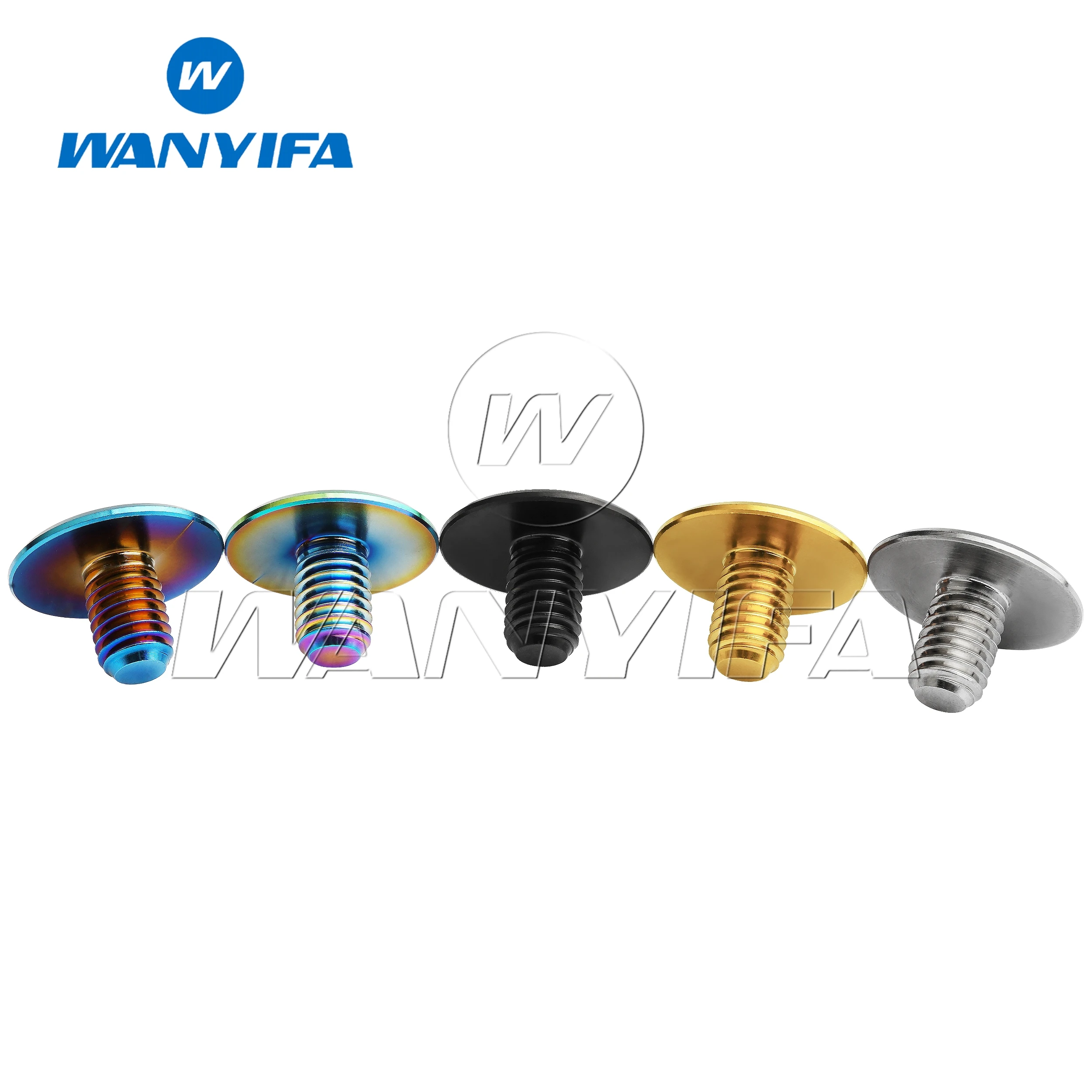 Болты Wanyifa Tianium Ti M8x12 мм Torx T30 винт с полукруглой головкой и фланцем для крышки