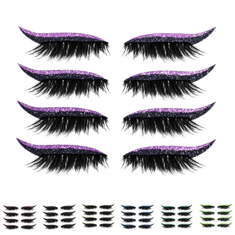 4 пары/набор пластиковые ресницы для макияжа |
