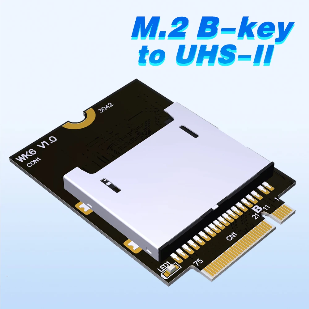 

ADT-Link ноутбук M.2 B Ключ к SD 4,0 преобразователь платы для SD4.0 UHS-II ноутбука WWAN 4G слот для SD сетевой карты адаптер NGFF 3042