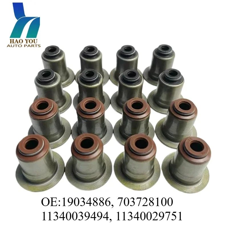 11340029751 16 шт. уплотнение штока клапана аксессуар для ремонта BMW E46 E90 E60 E64 E65 E66 545i 550i