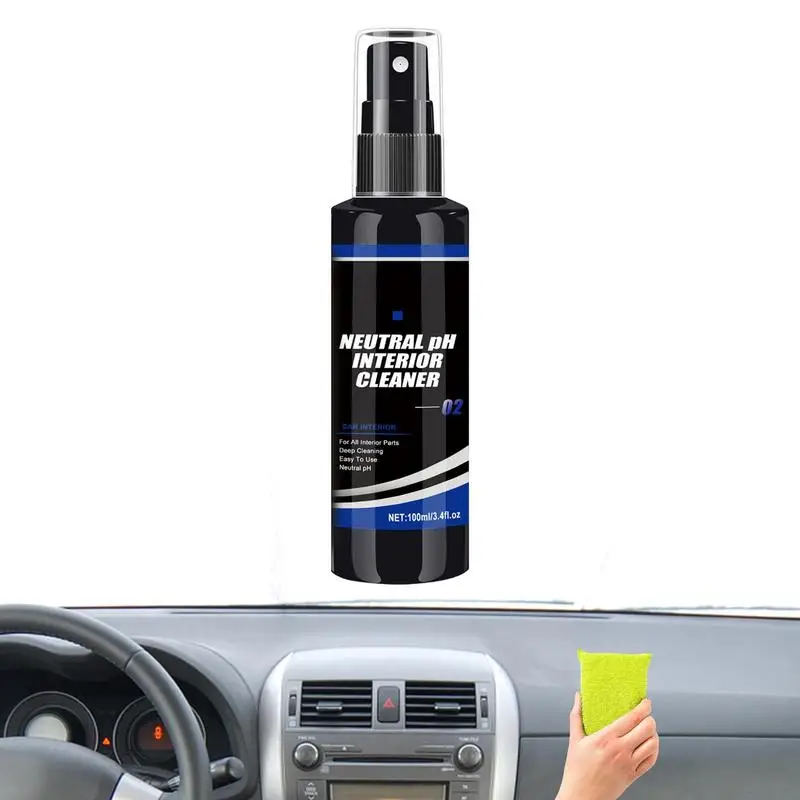 

100ml Renovator For Car Interior Spare Parts Seat Leather Liquid Wax Polish Plastic Restore Cleaner Spray Accessories