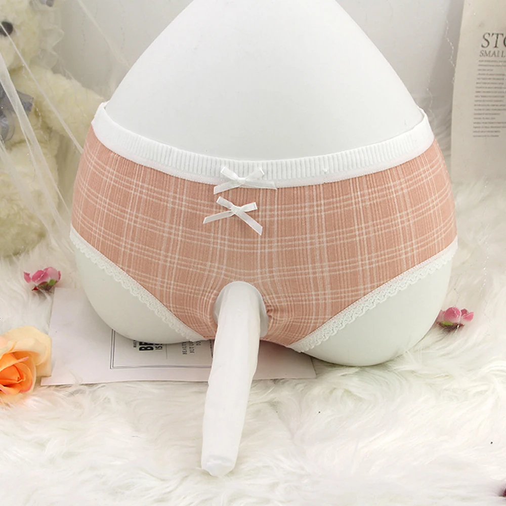 

Sexy Sissy Men Pouch Panties Cotton Bowknot Breathable Briefs Thongs Underwear
