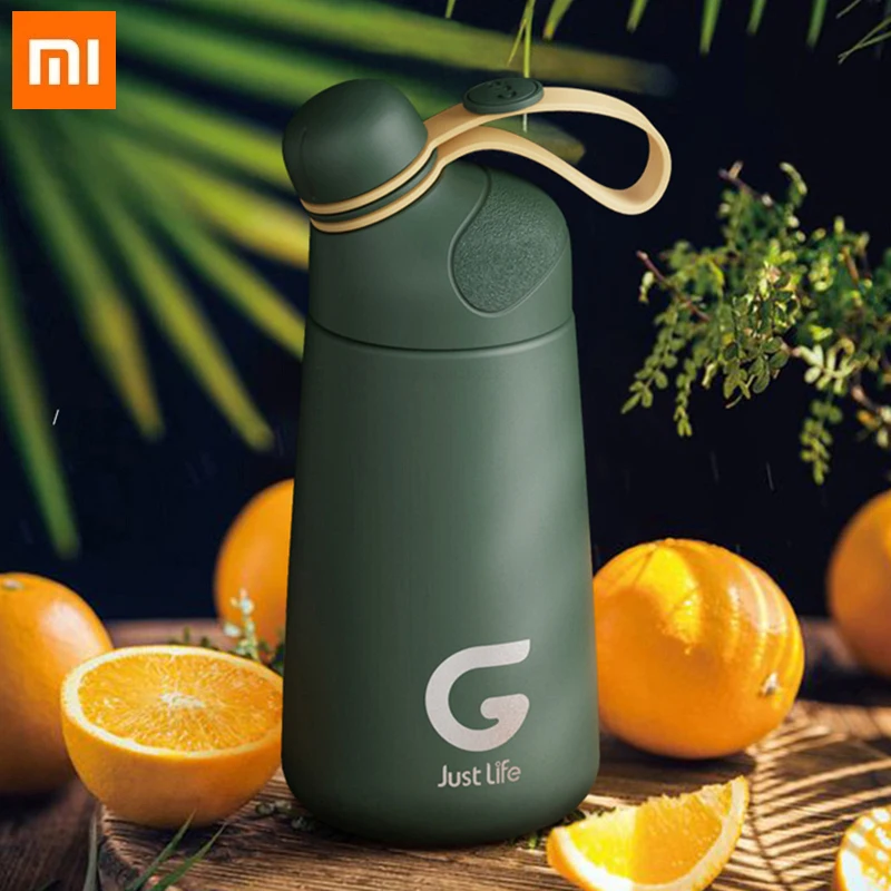 

Новая фляжка Xiaomi, бутылка для воды, вакуумная фляжка из нержавеющей стали 400 мл, стакан, чашки оптом, симпатичные бутылки для горячей воды, до...