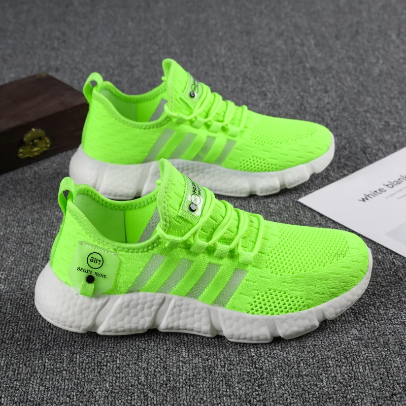 Men's Walking Shoes Sneakers Gym Sports Shoes Sneaker Tennis Shoes Leisure Road Running Shoes Lightweight Breathable Slip Shoes