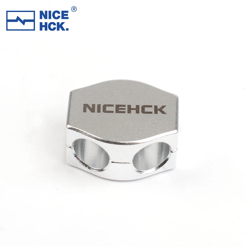 

NiceHCK Alloy Earphone Cable Slider Detachable Shock Absorbing and Reduce Stethoscope Effect Acoustic HIFI Audio DIY Accessory