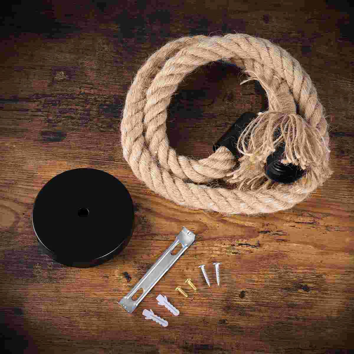 LEDMOMO 1 м подвесной светильник с одной головкой веревка подвесные светильники в