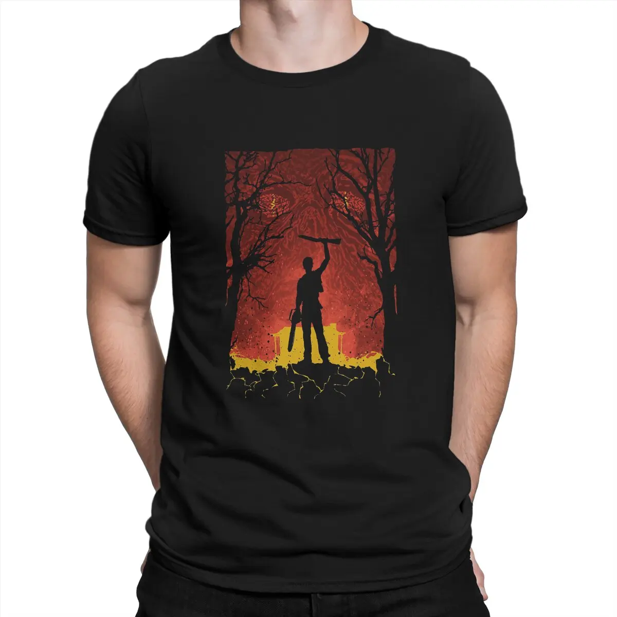 

Ash Vs Evil Dead Night Tshirt Homme Men's Clothes Blusas T Shirt For Men