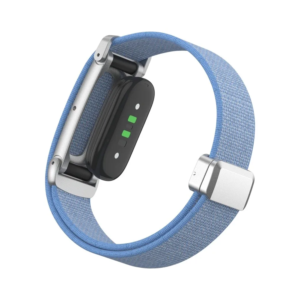 Фото Нейлоновый ремешок для Fitbit Air с магнитной застежкой, стильный дышащий ремешок с металлическим защитным корпусом, аксессуар для умных часов №5